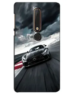 Чехол для Nokia 6 2018 с картинкой «Гоночный Mercedes AMG» Чехол для Nokia 6 2018 с картинкой «Гоночный Mercedes AMG»