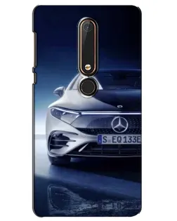 Чехол для Nokia 6 2018 с картинкой «Mercedes EQ — будущее» Чехол для Nokia 6 2018 с картинкой «Mercedes EQ — будущее»