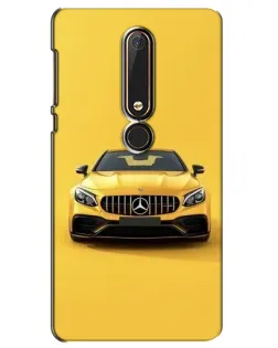 Чехол для Nokia 6 2018 с картинкой «Желтый Mercedes GT» Чехол для Nokia 6 2018 с картинкой «Желтый Mercedes GT»