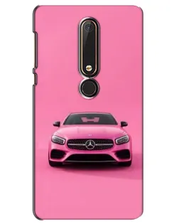 Чехол для Nokia 6 2018 с картинкой «Розовый Mercedes AMG» Чехол для Nokia 6 2018 с картинкой «Розовый Mercedes AMG»
