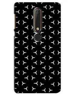 Чехол для Nokia 6 2018 с картинкой «Mercedes паттерн звезд» Чехол для Nokia 6 2018 с картинкой «Mercedes паттерн звезд»