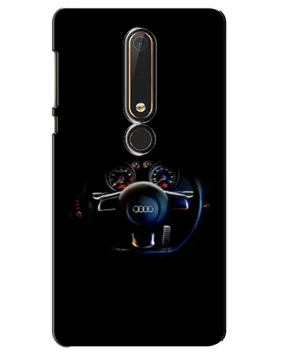Чохол для Nokia 6 2018 з картинкою «Салон Audi — кермо» Чохол для Nokia 6 2018 з картинкою «Салон Audi — кермо»