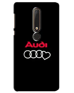 Чохол для Nokia 6 2018 з картинкою «Логотип Audi Heart»