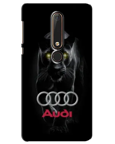 Чохол для Nokia 6 2018 з картинкою «Пантера та Audi» Чохол для Nokia 6 2018 з картинкою «Пантера та Audi»