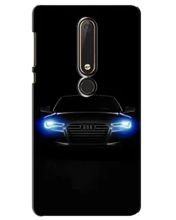 Чохол для Nokia 6 2018 з картинкою «Audi в неоні»