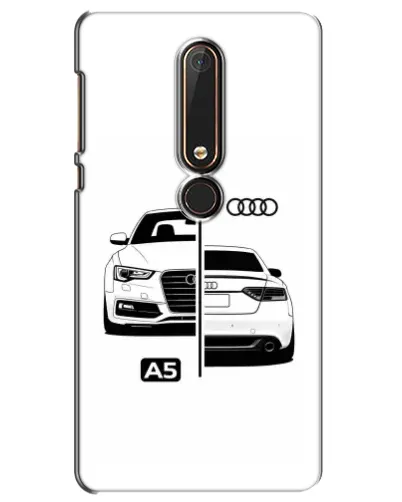 Чохол для Nokia 6 2018 з картинкою «Audi — контрастний дизайн» Чохол для Nokia 6 2018 з картинкою «Audi — контрастний дизайн»