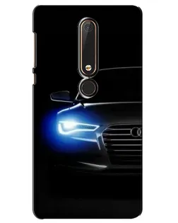 Чохол для Nokia 6 2018 з картинкою «Неоновий погляд Audi»