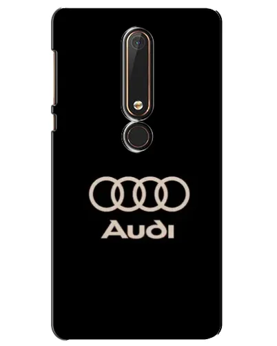 Чохол для Nokia 6 2018 з картинкою «Audi — золотий логотип» Чохол для Nokia 6 2018 з картинкою «Audi — золотий логотип»