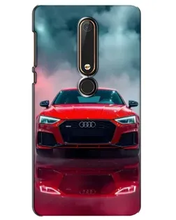 Чохол для Nokia 6 2018 з картинкою «Audi RS — червоний стиль»