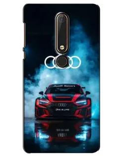Чохол для Nokia 6 2018 з картинкою «Audi Sport — неон»