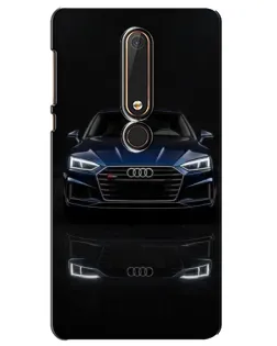 Чохол для Nokia 6 2018 з картинкою «Audi — нічне відображення»