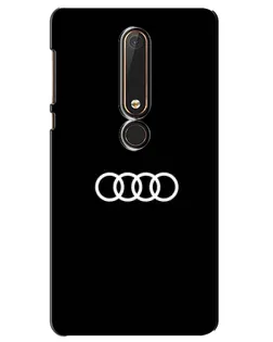 Чохол для Nokia 6 2018 з картинкою «Audi White Logo»