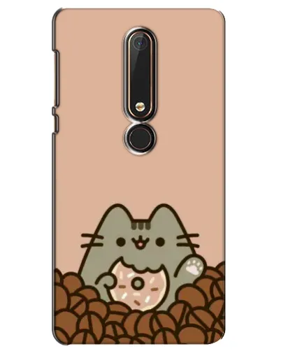Чехол для Nokia 6 2018 с картинкой «Кофейный Пушин»