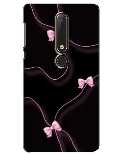 Чехол для Nokia 6 2018 с картинкой «Розовые ленты» Чехол для Nokia 6 2018 с картинкой «Розовые ленты»