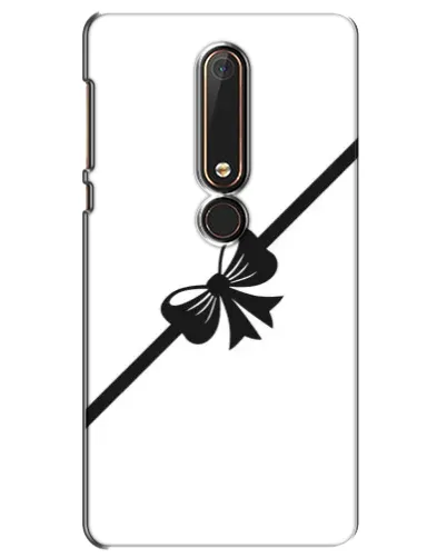 Чехол для Nokia 6 2018 с картинкой «Диагональный бант» Чехол для Nokia 6 2018 с картинкой «Диагональный бант»