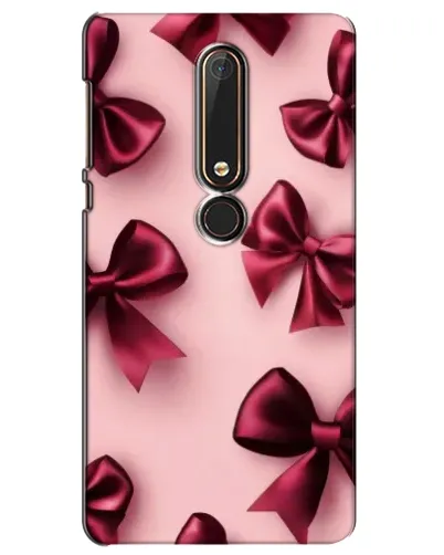 Чехол для Nokia 6 2018 с картинкой «Бордовый атлас» Чехол для Nokia 6 2018 с картинкой «Бордовый атлас»