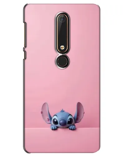 Чехол для Nokia 6 2018 с картинкой «Stitch выглядывает» Чехол для Nokia 6 2018 с картинкой «Stitch выглядывает»