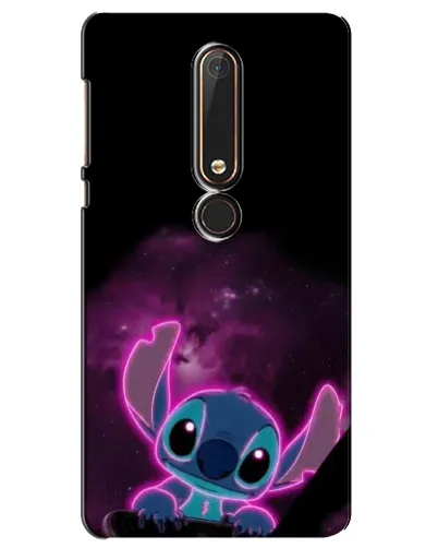 Чехол для Nokia 6 2018 с картинкой «Неоновый Stitch» Чехол для Nokia 6 2018 с картинкой «Неоновый Stitch»