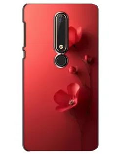 Чохол для Nokia 6 2018 з картинкою «Макові суцвіття»