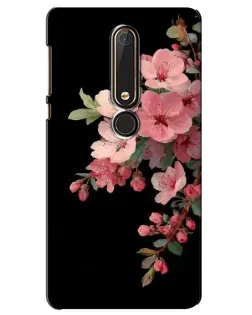 Чохол для Nokia 6 2018 з картинкою «Рожева гілка сакури»