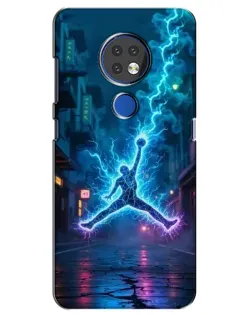 Чехол для Nokia 7.2 с картинкой «Jordan Gold Jumpman» Чехол для Nokia 7.2 с картинкой «Jordan Gold Jumpman»