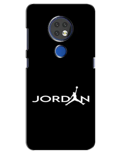 Чехол для Nokia 7.2 с картинкой «Jordan White Logo» Чехол для Nokia 7.2 с картинкой «Jordan White Logo»