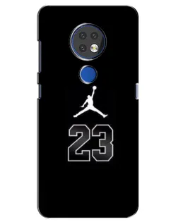 Чехол для Nokia 7.2 с картинкой «Jordan Flight 23»
