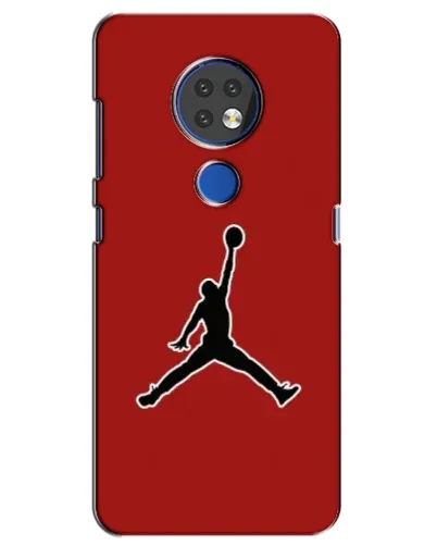 Чехол для Nokia 7.2 с картинкой «Jordan Red Back» Чехол для Nokia 7.2 с картинкой «Jordan Red Back»