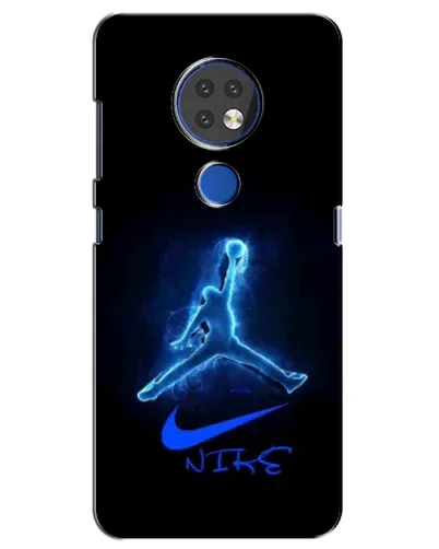 Чехол для Nokia 7.2 с картинкой «Jordan Neon Blue» Чехол для Nokia 7.2 с картинкой «Jordan Neon Blue»