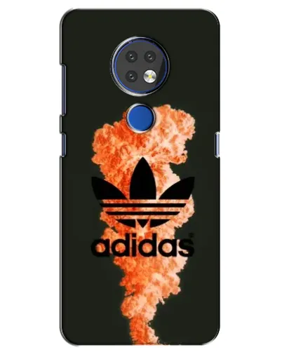 Чехол для Nokia 7.2 с картинкой «Оранжевый дым Adidas» Чехол для Nokia 7.2 с картинкой «Оранжевый дым Adidas»