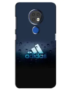 Чехол для Nokia 7.2 с картинкой «Adidas Water Drops»