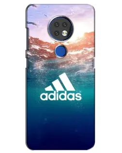 Чехол для Nokia 7.2 с картинкой «Океанская глубина адидас»