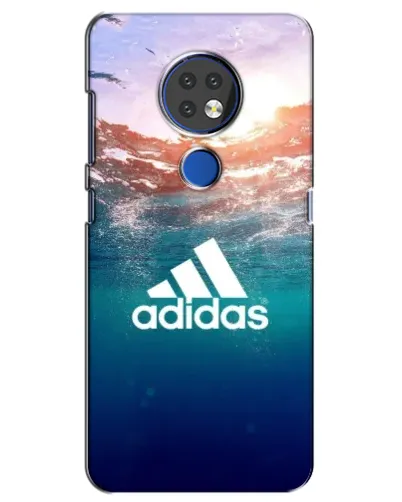 Чехол для Nokia 7.2 с картинкой «Океанская глубина адидас» Чехол для Nokia 7.2 с картинкой «Океанская глубина адидас»