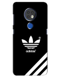 Чехол для Nokia 7.2 с картинкой «Adidas с диагональными полосами»