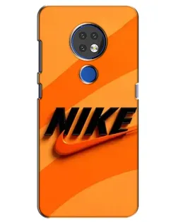 Чехол для Nokia 7.2 с картинкой «Оранжевый драйв Nike» Чехол для Nokia 7.2 с картинкой «Оранжевый драйв Nike»