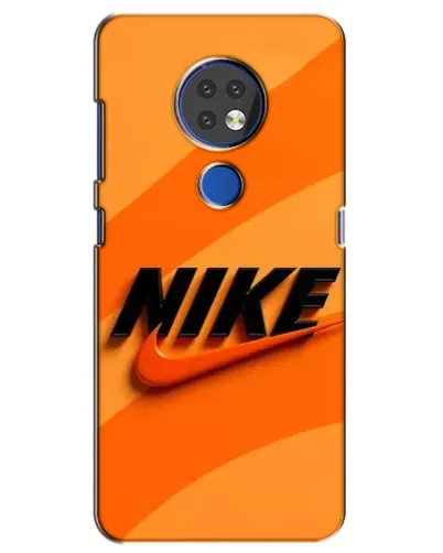 Чехол для Nokia 7.2 с картинкой «Оранжевый драйв Nike»