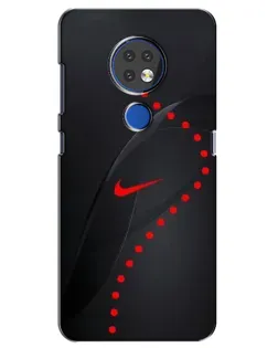 Чехол для Nokia 7.2 с картинкой «Абстрактный дизайн Nike»