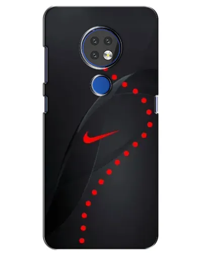 Чехол для Nokia 7.2 с картинкой «Абстрактный дизайн Nike»