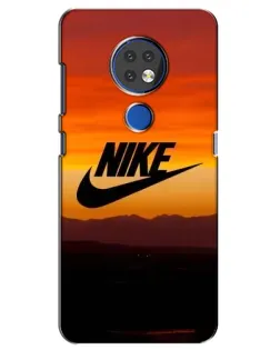 Чехол для Nokia 7.2 с картинкой «Nike — вечерний горизонт»