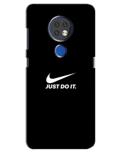 Чехол для Nokia 7.2 с картинкой «Минимализм от Nike»