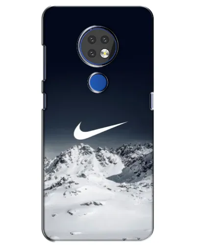 Чехол для Nokia 7.2 с картинкой «Nike — зимние горы»