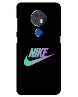 Чехол для Nokia 7.2 с картинкой «Nike — городская ночь»