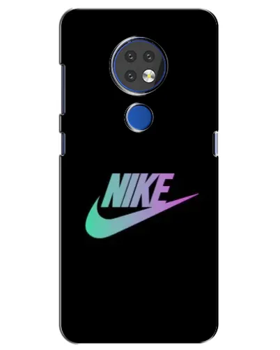 Чехол для Nokia 7.2 с картинкой «Nike — городская ночь»