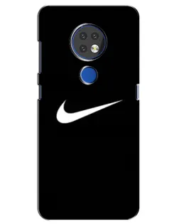 Чехол для Nokia 7.2 с картинкой «Минималистический Найк»