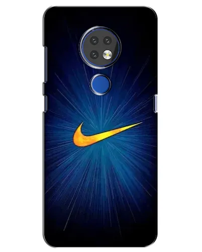 Чехол для Nokia 7.2 с картинкой «Синий пульс Nike» Чехол для Nokia 7.2 с картинкой «Синий пульс Nike»