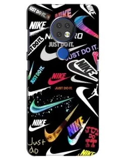 Чехол для Nokia 7.2 с картинкой «Nike — роскошь»