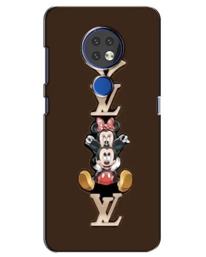 Чехол для Nokia 7.2 с картинкой «LV и Микки Маус» Чехол для Nokia 7.2 с картинкой «LV и Микки Маус»