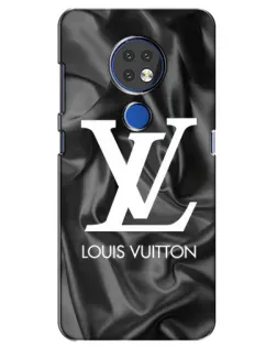 Чехол для Nokia 7.2 с картинкой «Шелковый Louis Vuitton»