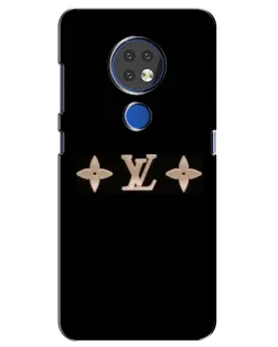 Чехол для Nokia 7.2 с картинкой «Louis Vuitton — минимализм»