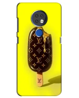 Чехол для Nokia 7.2 с картинкой «Мороженое от LV»